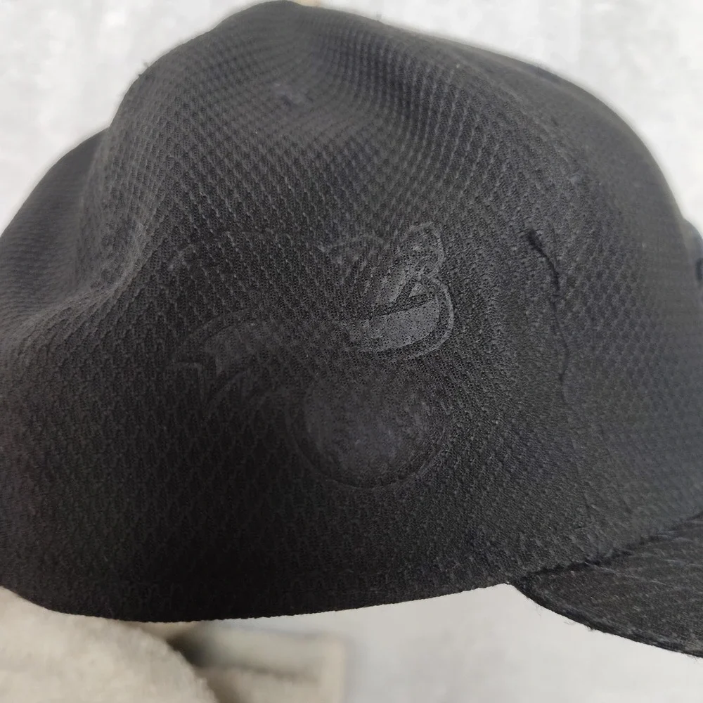 Chicago White Sox New Era Hat Cap Fitted Mens 7 1/8‎ Black 59FIFTY Polyester MLB